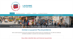 Desktop Screenshot of commercants-lausannois.ch